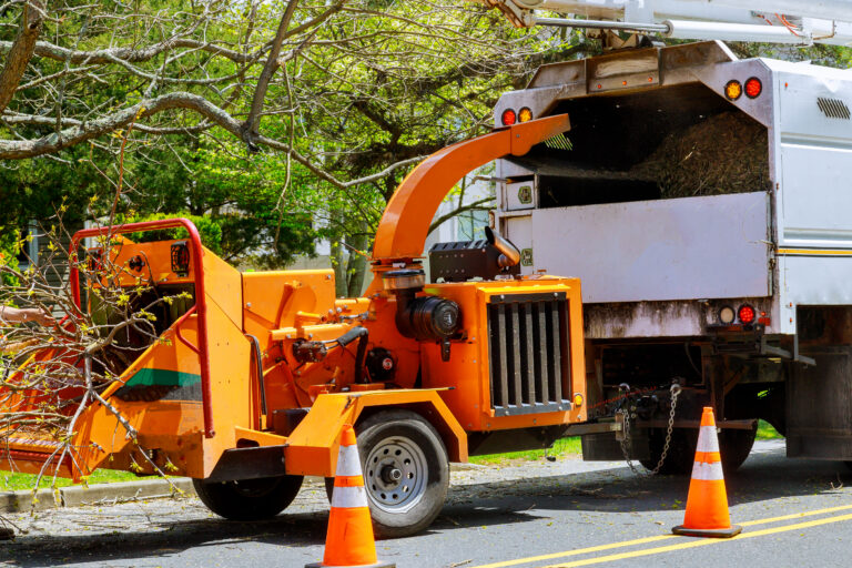 Image of Arbor chipper truck
